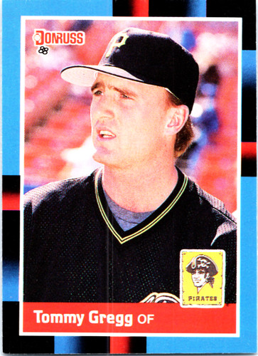 1988 donruss tommy gregg - donruss,