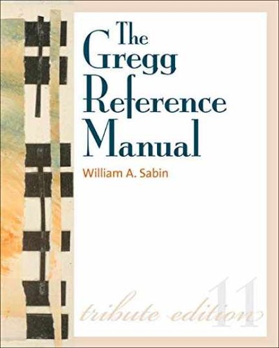 The gregg reference - reference, manual: